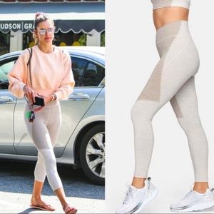 Outdoor Voices Light Beige High-Rise Seamless Leggings